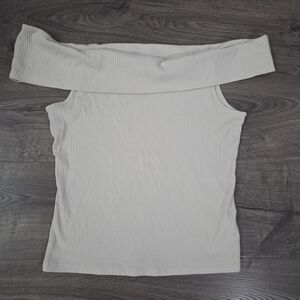 Old Navy Women's Off-Shoulder Ribbed Top Size L